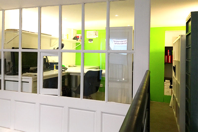 Intérieur d'un bureau en location