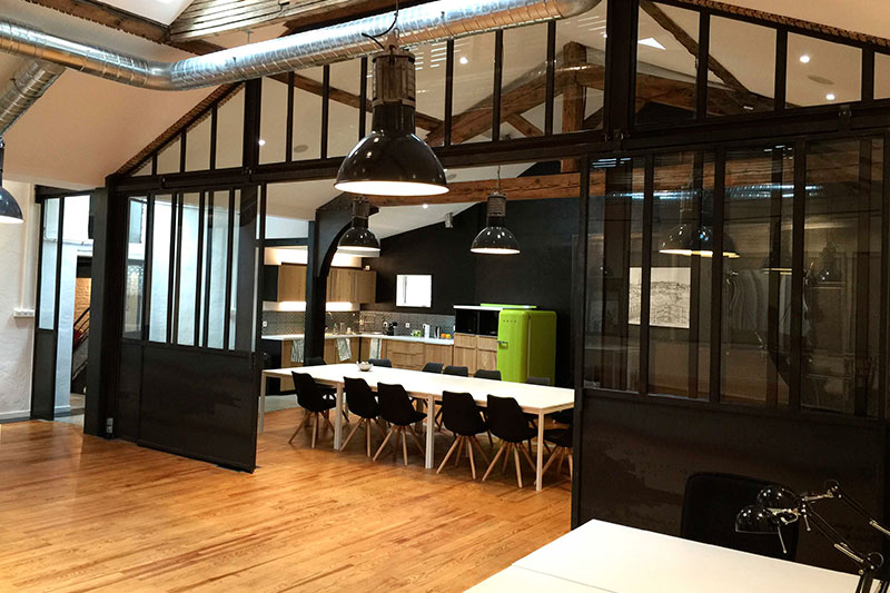 La cuisine du coworking Harrycow